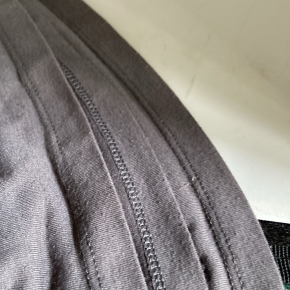 Mix & Co NWOT  sz M grey V-neck either mini dress or top for leggings - Picture 6 of 6